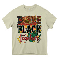 Mossy dope black teacher Heavy Core Tee - texasbilliewilder