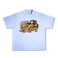 Grape Ice easter bulldozer bunny egg leopard Urban Heavy Tee - Artiststas