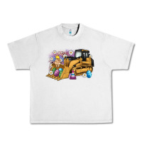 Lunar Rock easter bulldozer bunny egg leopard Urban Heavy Tee - Artiststas