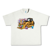 Pistachio easter bulldozer bunny egg leopard Urban Heavy Tee - Artiststas