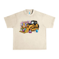 Sandshell easter bulldozer bunny egg leopard Urban Heavy Tee - Artiststas