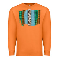 Carrot Western Farm Life Cowhide Brush Strokes Premium Sweatshirt - Bettercallsaul