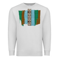 Dove Grey Western Farm Life Cowhide Brush Strokes Premium Sweatshirt - Bettercallsaul
