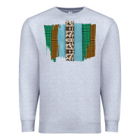 Heather Grey Western Farm Life Cowhide Brush Strokes Premium Sweatshirt - Bettercallsaul