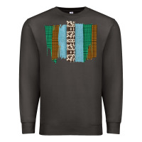 Smoke Western Farm Life Cowhide Brush Strokes Premium Sweatshirt - Bettercallsaul