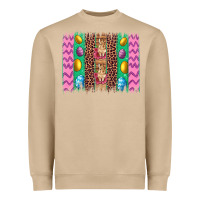 Mushroom easter leopard egg bunny brush stroke Heavyweight Sweatshirt - Artiststas
