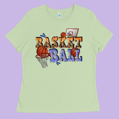 Ladies Tee basketball