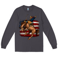 Smoke Bucking Bronco Long Sleeve Tee - Jasminsmagicworld