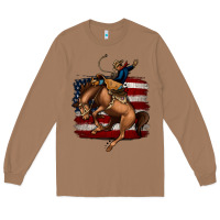 Toasted Coconut Bucking Bronco Long Sleeve Tee - Jasminsmagicworld