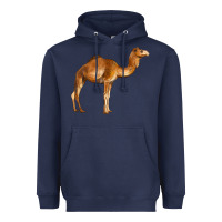 Navy camel Heavyweight Hoodie - BarkalooDesign
