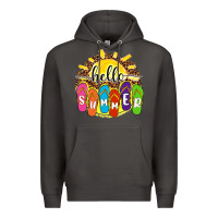 Smoke hello summer with flip flops Premium Hoodie - NancyCooperArtShop