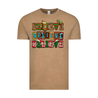 Vintage Coffee believe believe believe Vintage Tee - AdoDesignShop