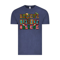 Vintage Denim believe believe believe Vintage Tee - AdoDesignShop