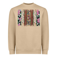Mushroom easter leopard cowhide bunny brush stroke Heavyweight Sweatshirt - Artiststas