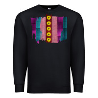 Black Western Farm Life Sunflower Brush Strokes Premium Sweatshirt - Bettercallsaul