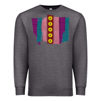 Charcoal Heather Western Farm Life Sunflower Brush Strokes Premium Sweatshirt - Bettercallsaul