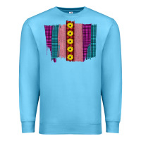 Ocean Blue Western Farm Life Sunflower Brush Strokes Premium Sweatshirt - Bettercallsaul