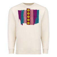 Sandshell Western Farm Life Sunflower Brush Strokes Premium Sweatshirt - Bettercallsaul