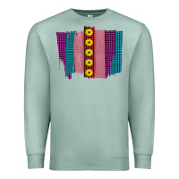 Seafoam Western Farm Life Sunflower Brush Strokes Premium Sweatshirt - Bettercallsaul