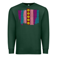 Sports Green Western Farm Life Sunflower Brush Strokes Premium Sweatshirt - Bettercallsaul
