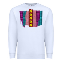 White Western Farm Life Sunflower Brush Strokes Premium Sweatshirt - Bettercallsaul