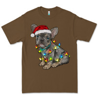 Cacao christmas french bulldog Premium Tee - RanaPortraitStore