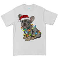 Dove Grey christmas french bulldog Premium Tee - RanaPortraitStore