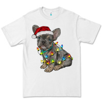 White christmas french bulldog Premium Tee - RanaPortraitStore