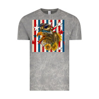 Cloud Rock mullet eagle seamless pattern Vintage Tee - BundleAndBundleShop