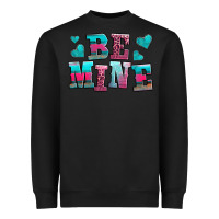 Black be mine western valentine's day no background Heavyweight Sweatshirt - AdoDesignShop