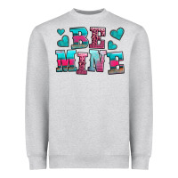 Be Mine Western Valentine's Day No Background Heavyweight Sweatshirt | Teevron