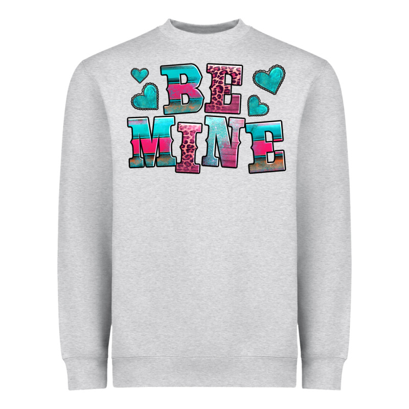 Be Mine Western Valentine's Day No Background Heavyweight Sweatshirt by AdoDesignShop | Teevron