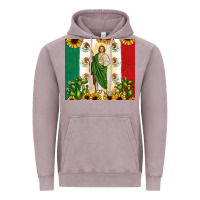 Vintage Zinc San Judas with Mexican Flag Vintage Hoodie - JahusDesignShop