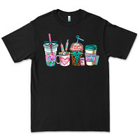 Black nurse fuel coffee cups Premium Tee - AdoDesignShop