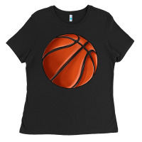 Black basketball Ladies Tee - texasbilliewilder