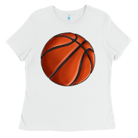 White basketball Ladies Tee - texasbilliewilder