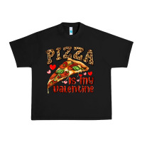 Black pizza is my valentine Urban Heavy Tee - AdoDesignShop