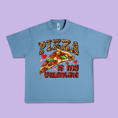 Pizza Is My Valentine Urban Heavy Tee Designed By Adodesignshop