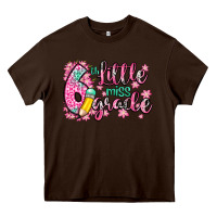 Chocolate Brown little miss 6th grade Heavy Core Tee - Zillion Design Studio
