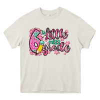 Cream little miss 6th grade Heavy Core Tee - Zillion Design Studio