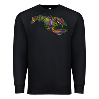 Black mardi gras lobster Premium Sweatshirt - RanaPortraitStore