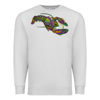 Dove Grey mardi gras lobster Premium Sweatshirt - RanaPortraitStore