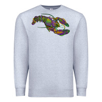Heather Grey mardi gras lobster Premium Sweatshirt - RanaPortraitStore