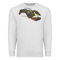Oatmeal Heather mardi gras lobster Premium Sweatshirt - RanaPortraitStore