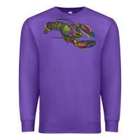 Purple mardi gras lobster Premium Sweatshirt - RanaPortraitStore