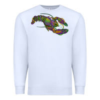 White mardi gras lobster Premium Sweatshirt - RanaPortraitStore