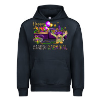 Navy Happy Mardi carnival with truck Urban Hoodie - HowdyJamesFarm