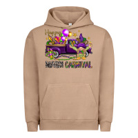 Pigment Burro Happy Mardi carnival with truck Urban Hoodie - HowdyJamesFarm