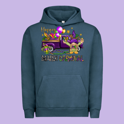 Happy Mardi Carnival With Truck Urban Hoodie Designed By Howdyjamesfarm