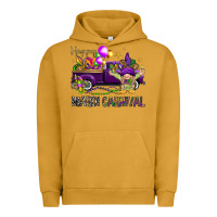 Pigment Peanut Butter Happy Mardi carnival with truck Urban Hoodie - HowdyJamesFarm